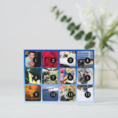 Machen Sie Ihre eigenen 12 Fotos Mailing Postkarte (Stehend Vorderseite)