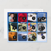 Machen Sie Ihre eigenen 12 Fotos Mailing Postkarte (Vorne/Hinten)