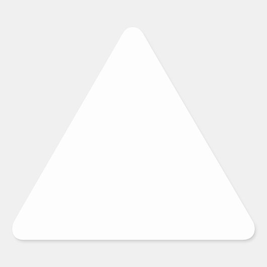 Machen Sie Ihre eigenen, benutzerdefinierten Dreie Dreieckiger Aufkleber (Vorderseite)