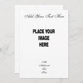 Machen Sie Ihre eigenen Einladungen (Vorne/Hinten)