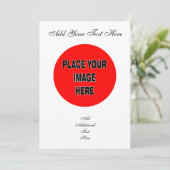 Machen Sie Ihre eigenen Einladungen (Stehend Vorderseite)