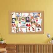 Machen Sie Ihre eigenen Erinnerungen Foto-Imitate  Leinwanddruck (Insitu (Wohnzimmer))