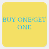 MACHEN SIE IHRE EIGENEN GESCHÄFTSNOTIKER QUADRATISCHER AUFKLEBER (Vorderseite)