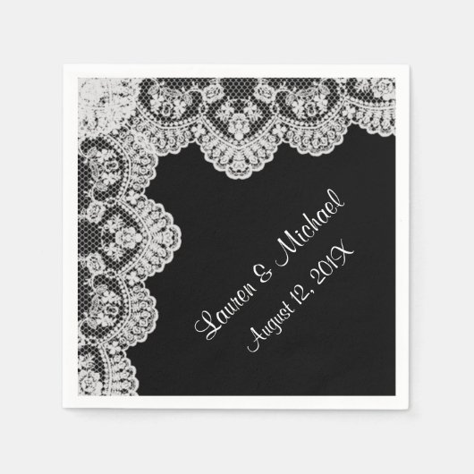 Machen Sie Ihre eigenen Imitate weiße Hochzeit. Serviette (Vorderseite)