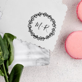 Machen Sie Ihre eigenen kalligraphischen Hochzeits Gummistempel