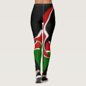 Machen Sie Ihre eigenen Kenyan wunderbaren Hakuna  Leggings (Rückseite)
