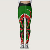 Machen Sie Ihre eigenen Kenyan wunderbaren Hakuna  Leggings (Vorderseite)