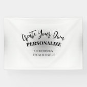 Machen Sie Ihre eigenen Maßstäbe Banner (Horizontal)