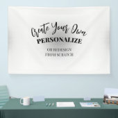 Machen Sie Ihre eigenen Maßstäbe Banner (Messe)