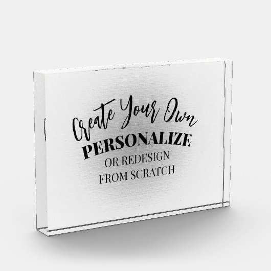 Machen Sie Ihre eigenen Maßstäbe Fotoblock (Links)