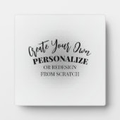 Machen Sie Ihre eigenen Maßstäbe Fotoplatte (Vorderseite)