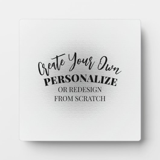 Machen Sie Ihre eigenen Maßstäbe Fotoplatte (Vorderseite)