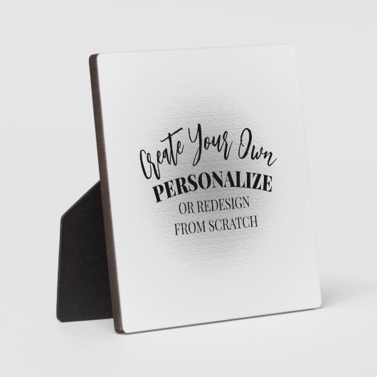 Machen Sie Ihre eigenen Maßstäbe Fotoplatte (Vorderseite)