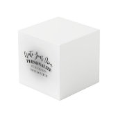 Machen Sie Ihre eigenen Maßstäbe Würfel (Vorderseite Schrägansicht)