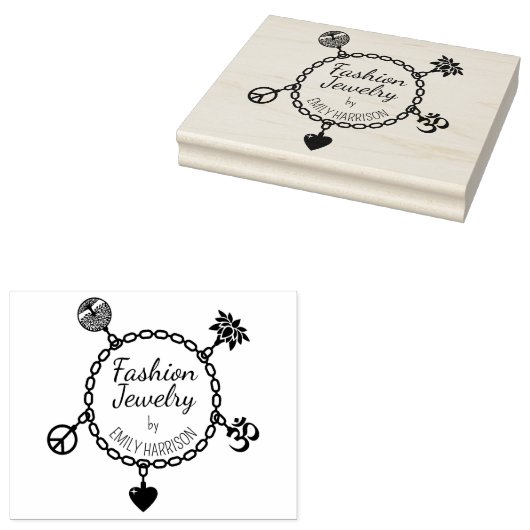 Machen Sie Ihre eigenen Mode-Schmuck groß Gummistempel (Stempel)
