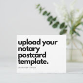 Machen Sie Ihre eigenen modernen, leeren Notare fü Postkarte (Stehend Vorderseite)