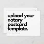Machen Sie Ihre eigenen modernen, leeren Notare fü Postkarte (Vorne/Hinten)
