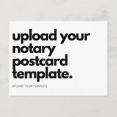 Machen Sie Ihre eigenen modernen, leeren Notare fü Postkarte (Vorderseite)