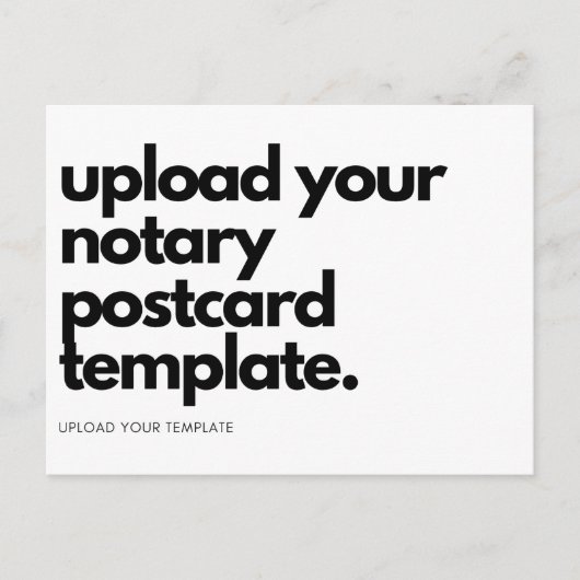 Machen Sie Ihre eigenen modernen, leeren Notare fü Postkarte (Vorderseite)