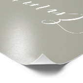 Machen Sie Ihre eigenen modernen Minimalistischen  Fotodruck (Ecke)