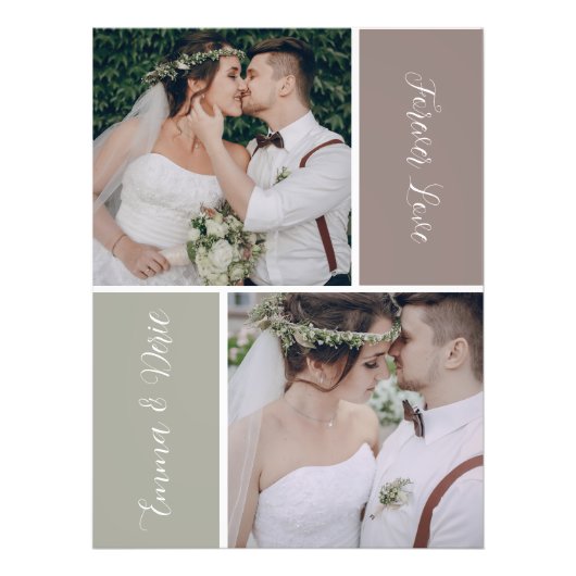 Machen Sie Ihre eigenen modernen Minimalistischen  Fotodruck (Vorne)