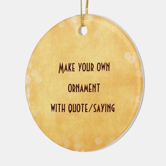 Machen Sie Ihre eigenen Ornamente mit Zitat oder S (Links)