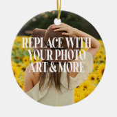 Machen Sie Ihre eigenen personalisiert Keramik Ornament (Vorne)