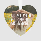 Machen Sie Ihre eigenen personalisiert Ornament (Vorderseite)