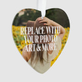 Machen Sie Ihre eigenen personalisiert Ornament (Vorderseite)