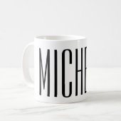 Machen Sie Ihre eigenen personalisierten Namen Kaf Kaffeetasse (Vorderseite Links)