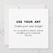 Machen Sie Ihre eigenen quadratischen Postkarten o (Vorderseite)