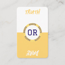 Machen Sie Ihre eigenen Trinkspielkarten Visitenkarte