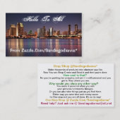 Machen Sie Ihre eigenen Visitenkarten Visitenkarte (Vorne/Hinten)