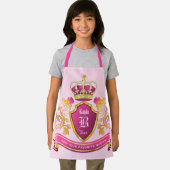 Machen Sie Ihre eigenen Wappen Gold-Kronenpasten r Schürze (Insitu)