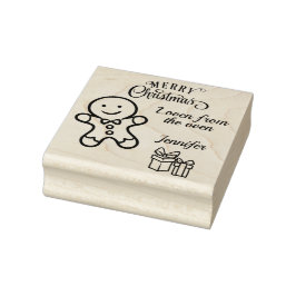 Machen Sie Ihre eigenen Weihnachts-Cookie-Geschenk Gummistempel