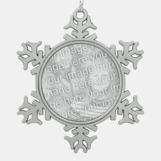 Machen Sie Ihre eigenen Weihnachtsschmuck Schneeflocken Zinn-Ornament