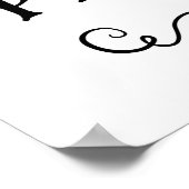 Machen Sie Ihre Karten zu Gebetskunst drucken Poster (Ecke)