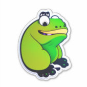 Machen Sie Ihre Marke mit Froggy Sticker Art (Vorderseite)