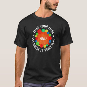 Machen Sie Ihre Marke sichtbar, wohin sie Sie auf T-Shirt