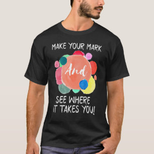 Machen Sie Ihre Marke sichtbar, wohin sie Sie auf T-Shirt