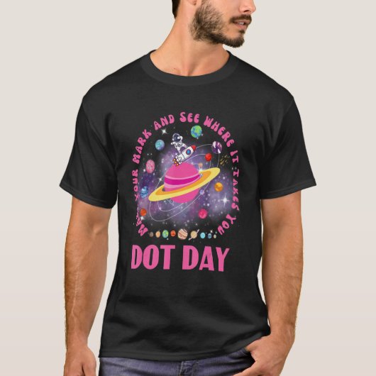 Machen Sie Ihre Marke und sehen Sie Kinder Dot Day T-Shirt (Vorderseite)