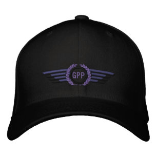 Machen Sie Ihre Monogram Aviation Laurels Pilot Fl Bestickte Kappe