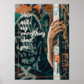 Machen Sie Ihre Nägel reflektieren Ihre Persönlich Poster (Vorne)