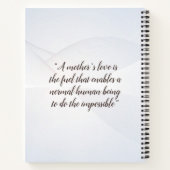 Machen Sie Ihre Reise zur Mutterschaft zu Notizen Notizblock (Rückseite)