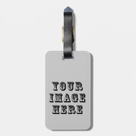 Machen Sie Ihre Selbst Gepäckanhänger (Rückseite vertikal)