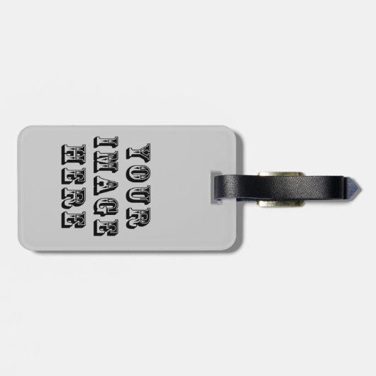 Machen Sie Ihre Selbst Gepäckanhänger (Rückseite horizontal)