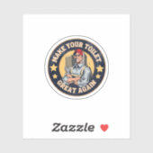 Machen Sie Ihre Toilette wieder zu einem tollen Pl Aufkleber (Blatt)