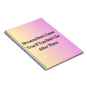 Machen Sie Ihre Träume wahr - ein inspirierendes N Notizblock (Rechte Seite)