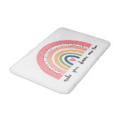 Machen Sie Ihre Träume wahr Regenbogen Badematte (Schrägansicht)