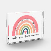 Machen Sie Ihre Träume wahr Regenbogen Fotoblock (Links)
